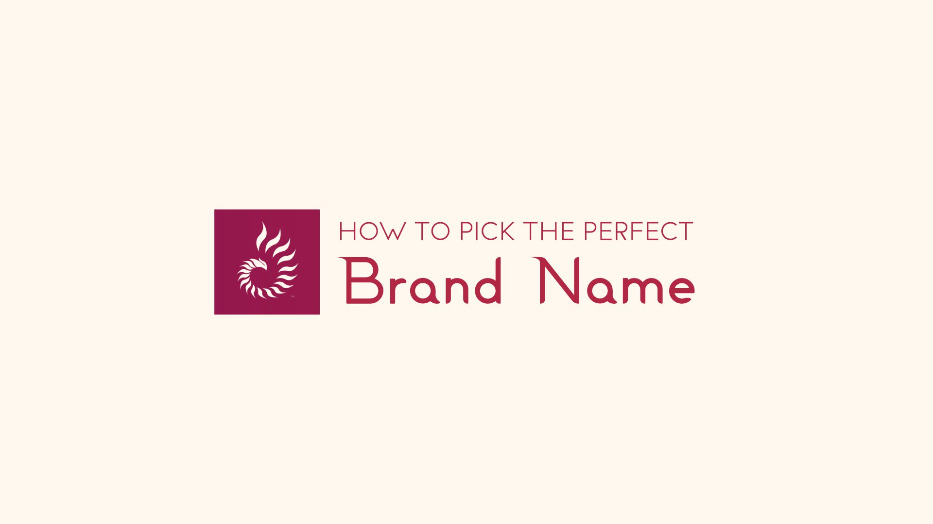 benu creative choosing a brand name0
