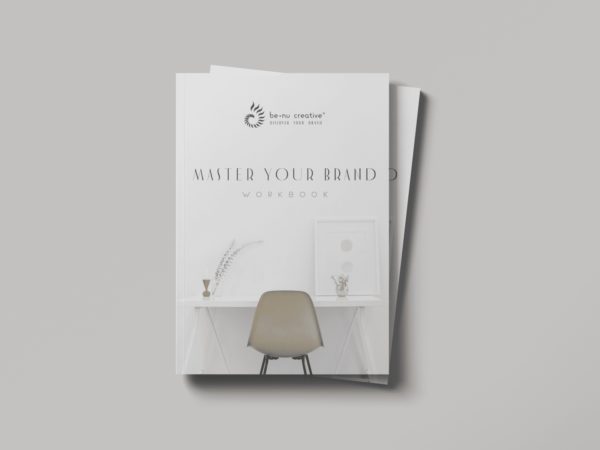 master your brand workbook two stacked ontop of each other