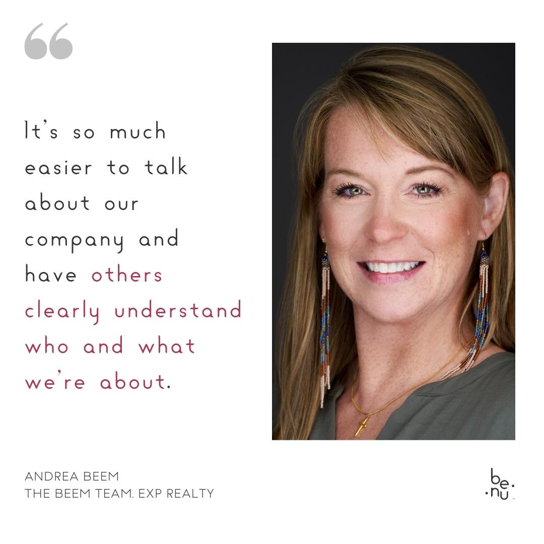 benu creations coaching client review andrea beem the beem team exp realty
