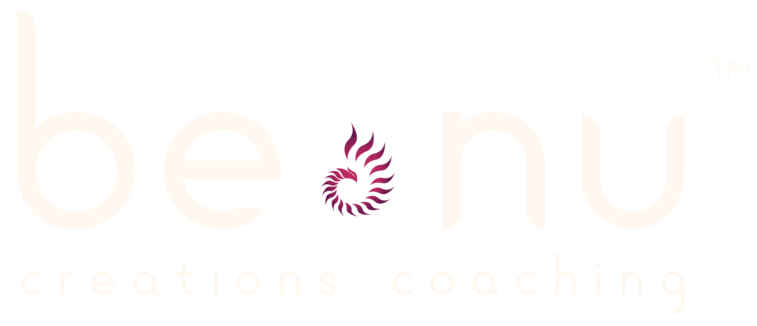 benu creations coaching logo chrysallis horizontal logo